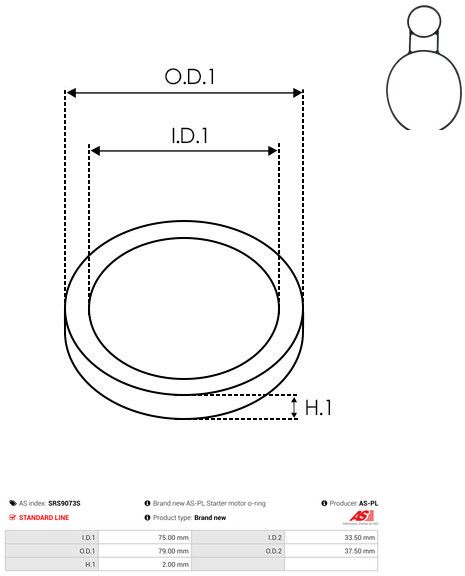 AS-PL SRS9073S Repair Set, alternator