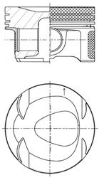 Product Image - Zuiger - 41726620 - KOLBENSCHMIDT