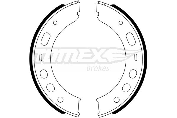 TOMEX Brakes fékpofakészlet TX 23-17