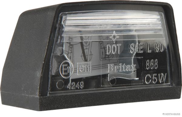 Iluminare numar de circulatie HERTH+BUSS ELPARTS 84750028