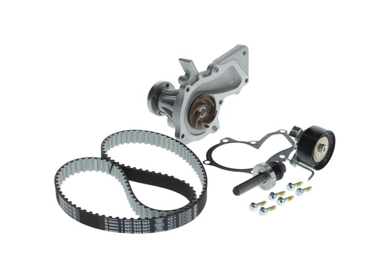 Veepump + hammasrihmakomplekt, BOSCH 1 987 945 317