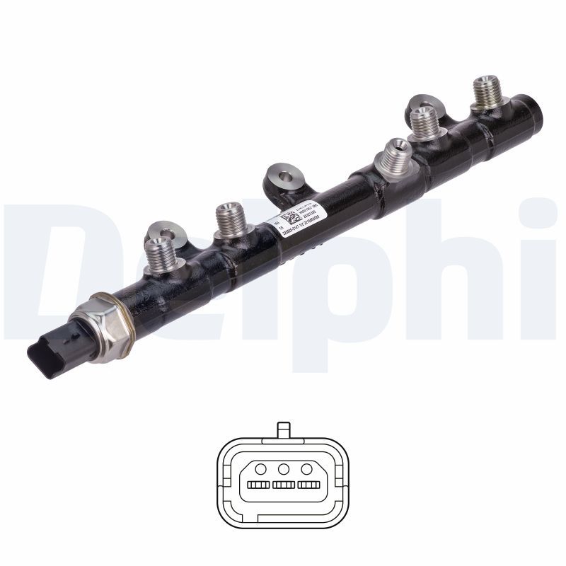 Delphi High Pressure Fuel Rail 28325380