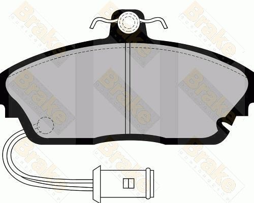 Brake Engineering Brake Pad Set, disc brake PA488