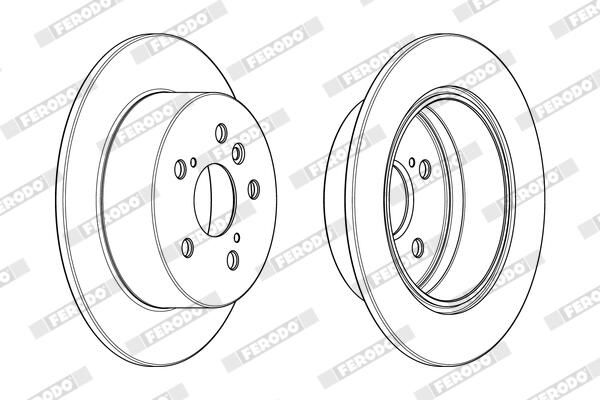 FERODO DDF1980C Brake Disc