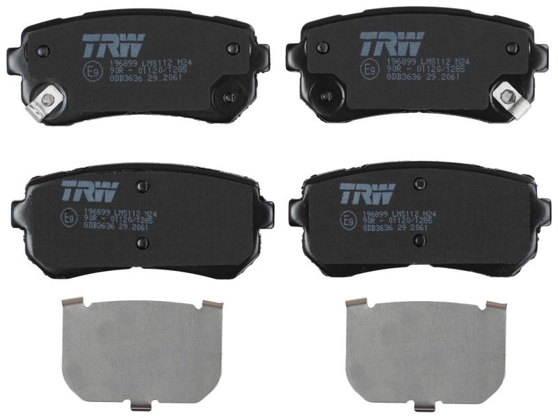 TRW GDB3636 Brake Pad Set, disc brake