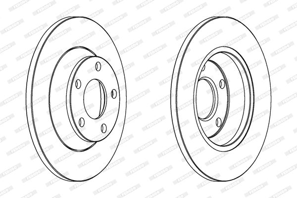 FERODO DDF759 Brake Disc