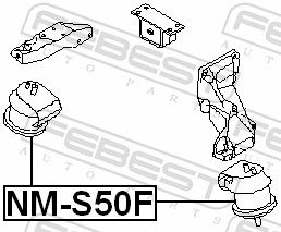FEBEST NM-S50F Mounting, engine