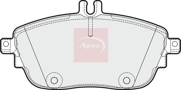 APEC Brake Pad Set, disc brake PAD1881