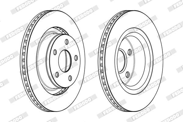 FERODO DDF2145C-1 Brake Disc