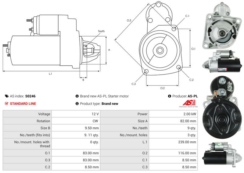 AS-PL S0246 Starter