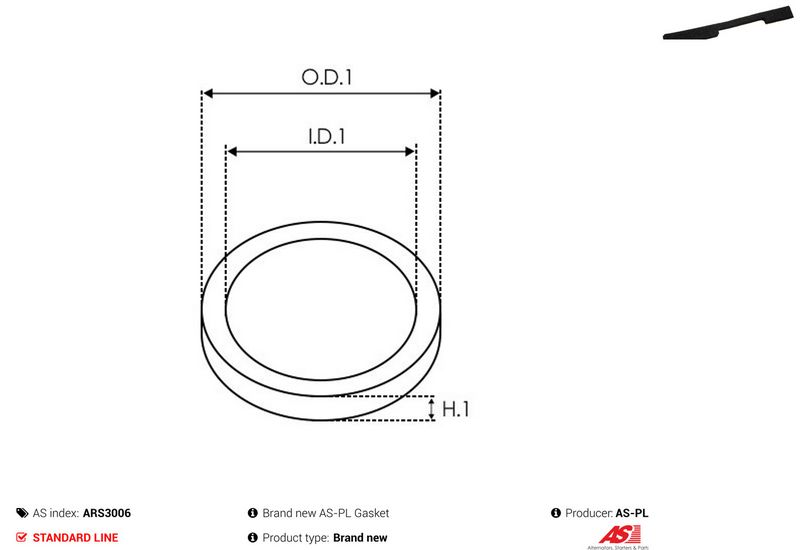 AS-PL ARS3006 Repair Kit, starter