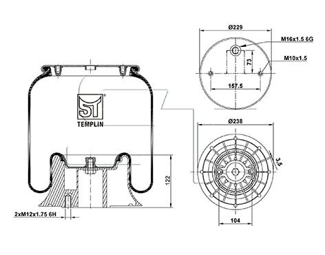 Mech, pneumatické odpružení 04.060.6306.040
