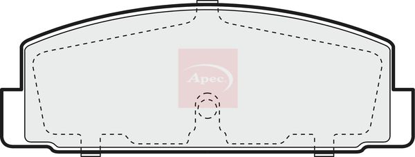 APEC Brake Pad Set, disc brake PAD1090