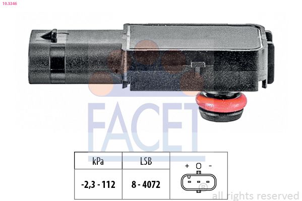 SENZOR PRESIUNE AMPLIFICARE FRANE FACET 103346