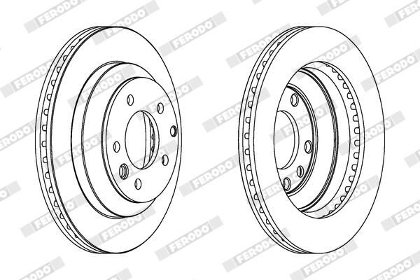 FERODO DDF1580C Brake Disc