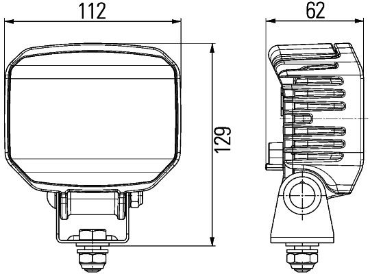 Прожектор робочого освітлення, Hella 1GA996288-001