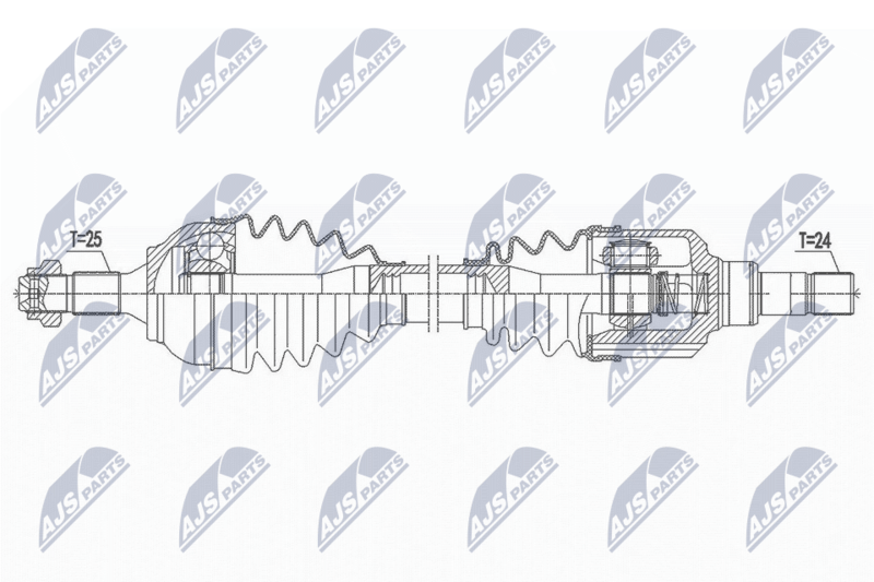 NTY hajtótengely NPW-PE-055