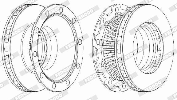 Brzdový kotouč FCR252A