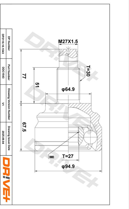 Set articulatie, planetara DP2110.10.1543 Dr!ve+
