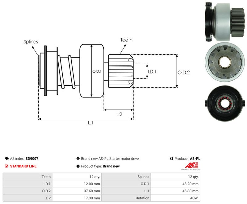 Vabajooks, starter, AS-PL SD9007