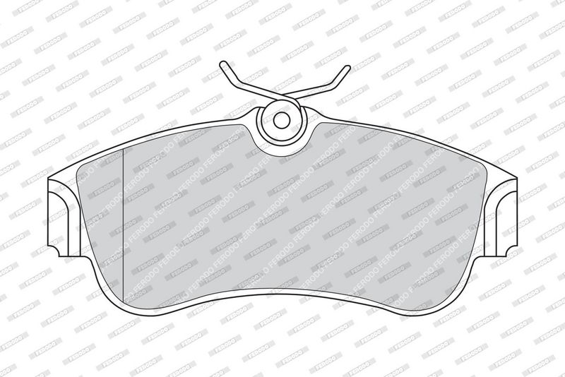 FERODO Plaquettes de frein à disque FDB604