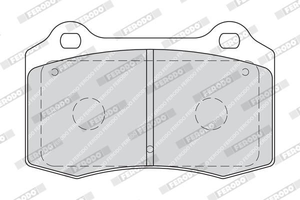 FERODO FDB1957 Brake Pad Set, disc brake