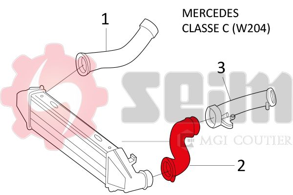 SEIM 981396 Charge Air Hose