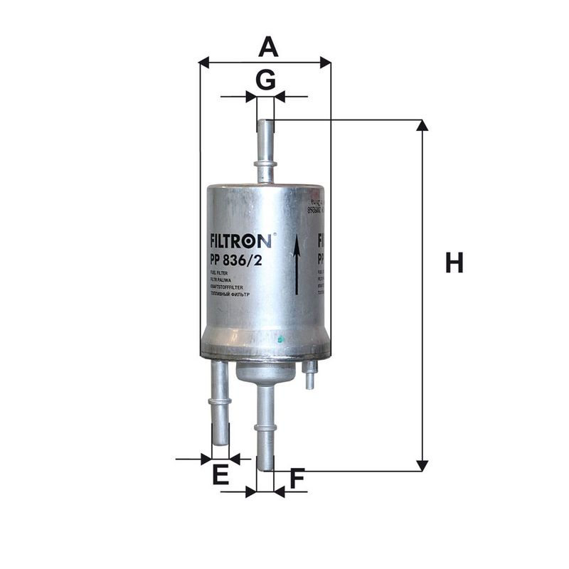 Kütusefilter, FILTRON PP 836, 2