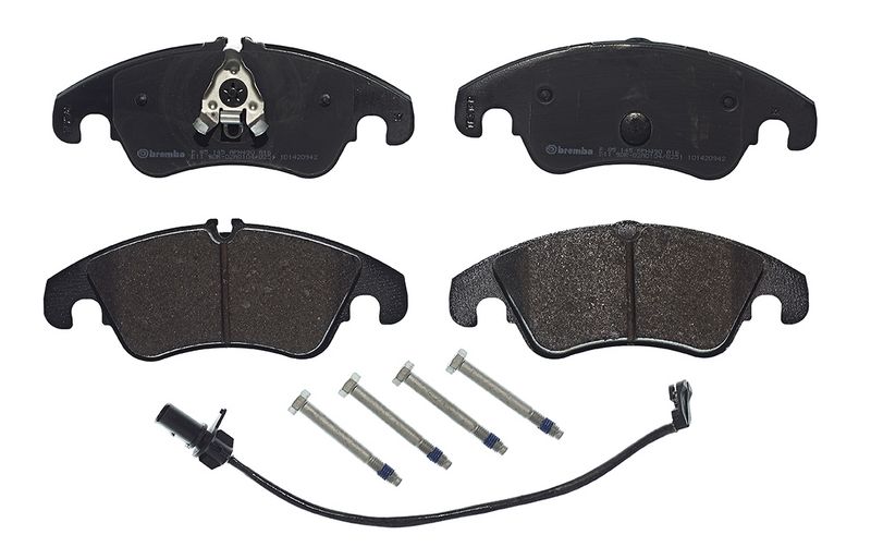 комплект спирачно феродо, дискови спирачки BREMBO