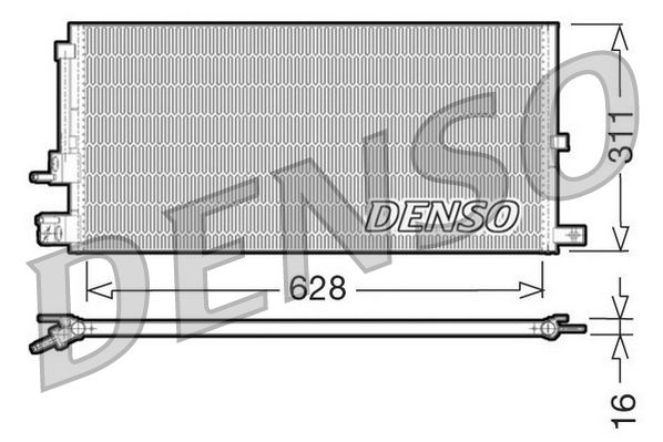 DENSO kondenzátor, klíma DCN11007