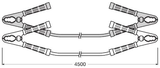 Кабель для запуску двигуна від зовнішнього джерела, Osram C350A