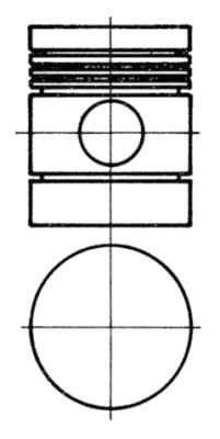 Product Image - Zuiger - 91130700 - KOLBENSCHMIDT
