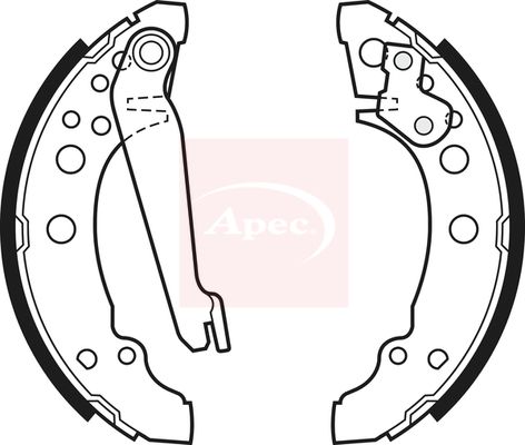 APEC Brake Shoe Set SHU300