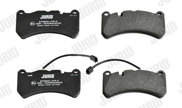 JURID 573663J Brake Pad Set, disc brake