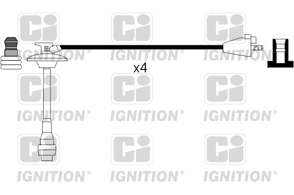 QUINTON HAZELL gyújtókábelkészlet XC634