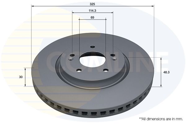 Comline Brake Disc ADC5203V