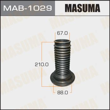 Комплект пилозахисних ковпаків, амортизатор, Masuma MAB1029