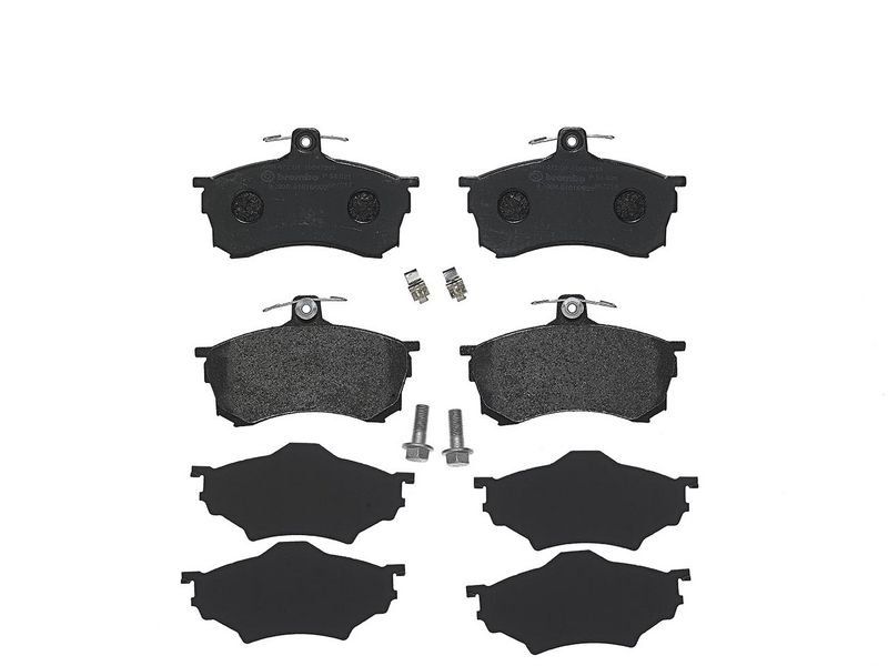 комплект спирачно феродо, дискови спирачки BREMBO