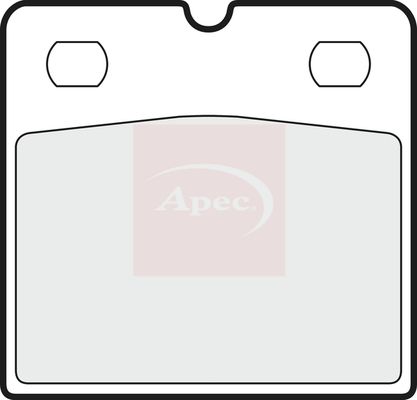 APEC Brake Pad Set, disc brake PAD1422