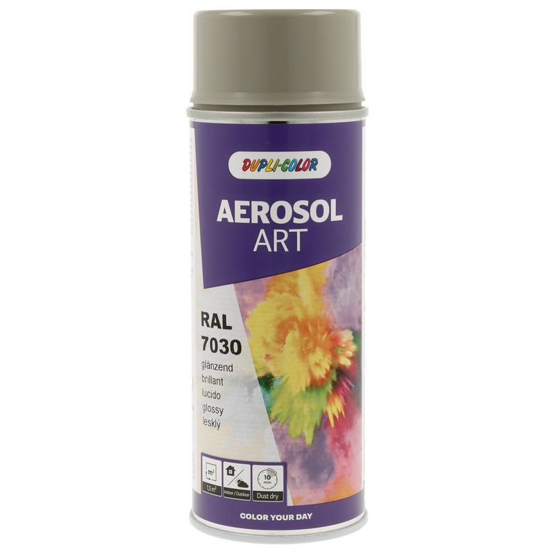 vopsea DUPLI COLOR AEROSOL ART RAL 7030 stone grey gloss 400 ml 733093