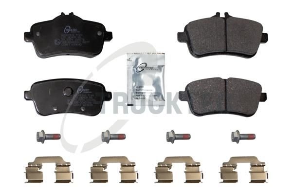 TRUCKTEC AUTOMOTIVE 02.35.496 - Brake Pad Set, disc brake
