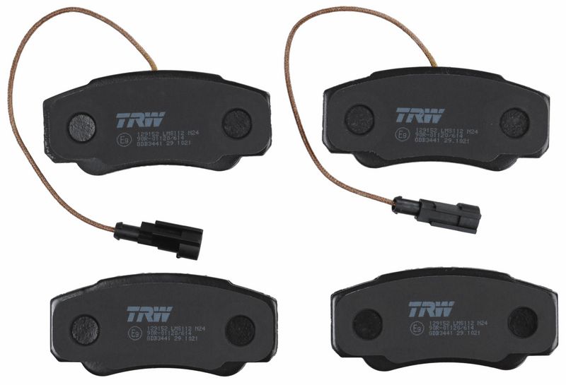 TRW GDB3441 Brake Pad Set, disc brake