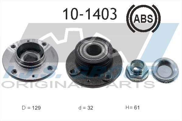 Комплект колісних підшипників, Ijs 10-1403