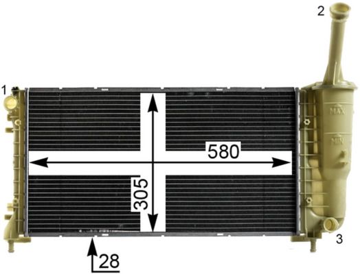 Product Image - Radiateur - CR2010000P - MAHLE