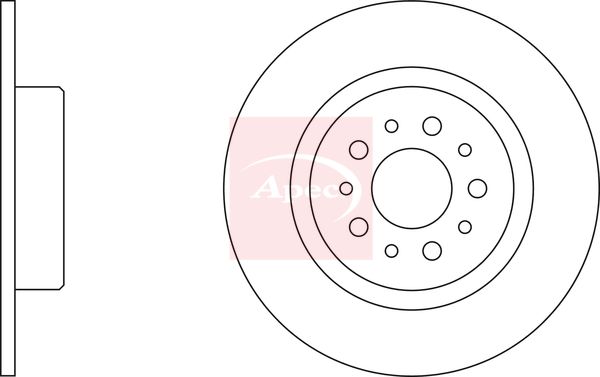 APEC Brake Disc DSK2335