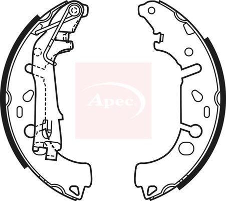 APEC Brake Shoe Set SHU698