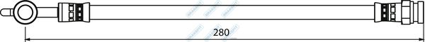 APEC Brake Hose BHO4162