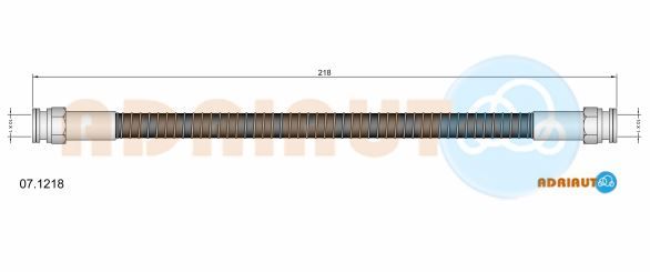 Гальмівний шланг, Adriauto 07.1218