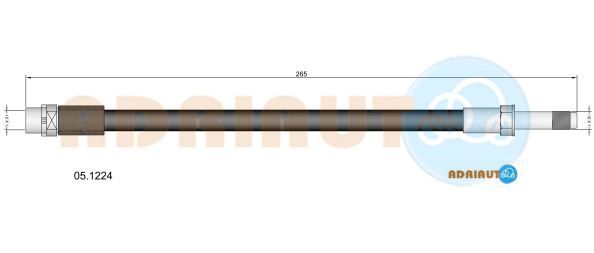 Гальмівний шланг, Adriauto 05.1224