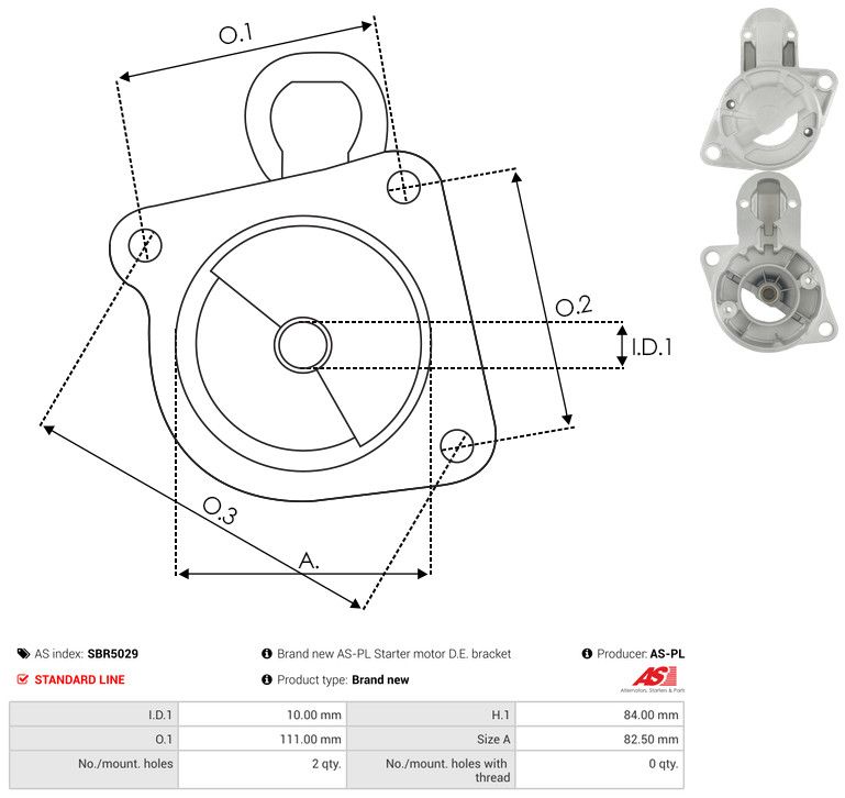 Starterikaas, Karburaator, AS-PL SBR5029